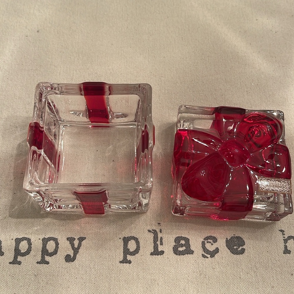 🎁🎁❤️❤️CRYSTAL Box Godinger Gatherings Present Box/ Christmas/Valentine’s - Picture 3 of 8